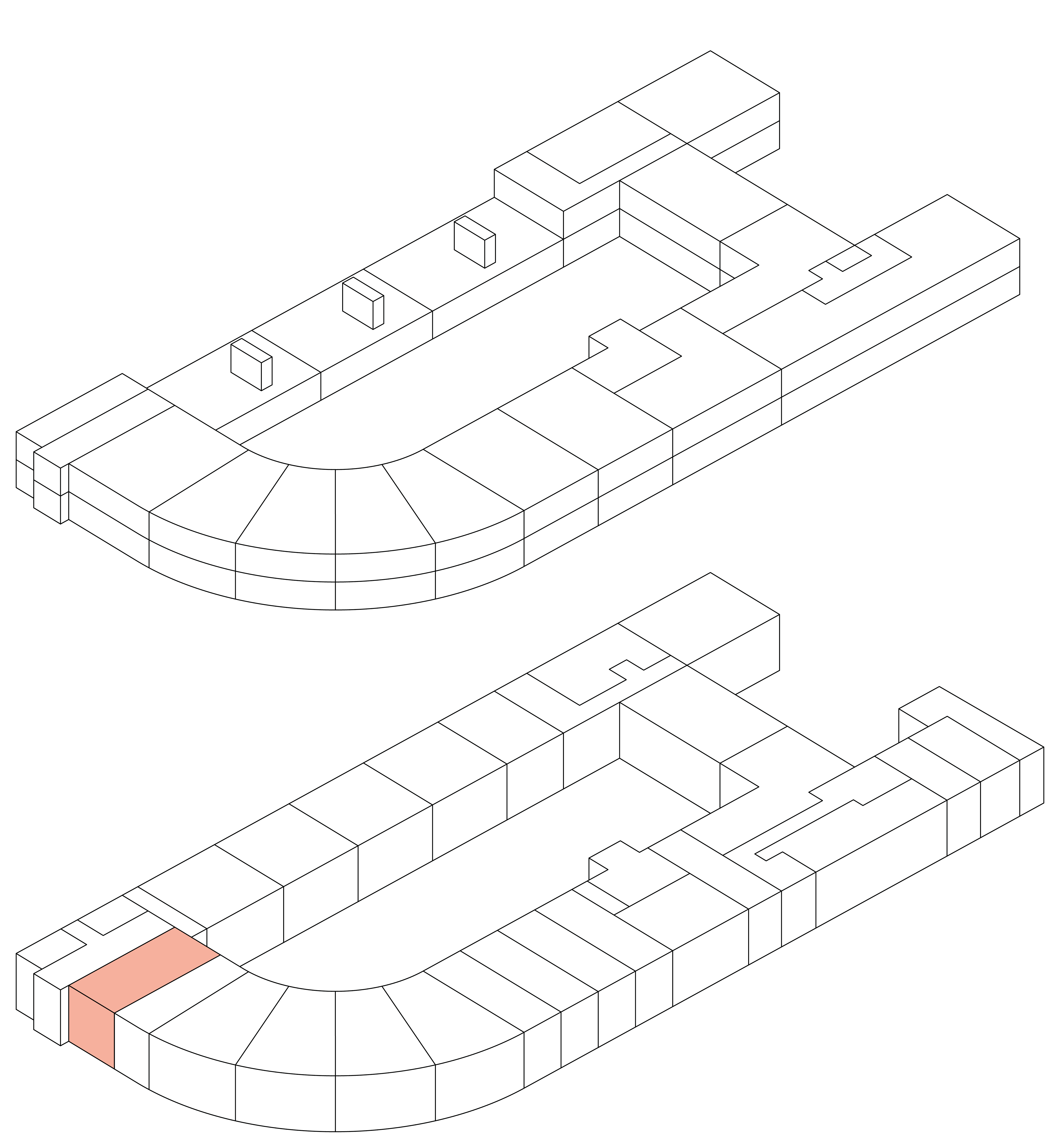 Isometrie Wohnung 01