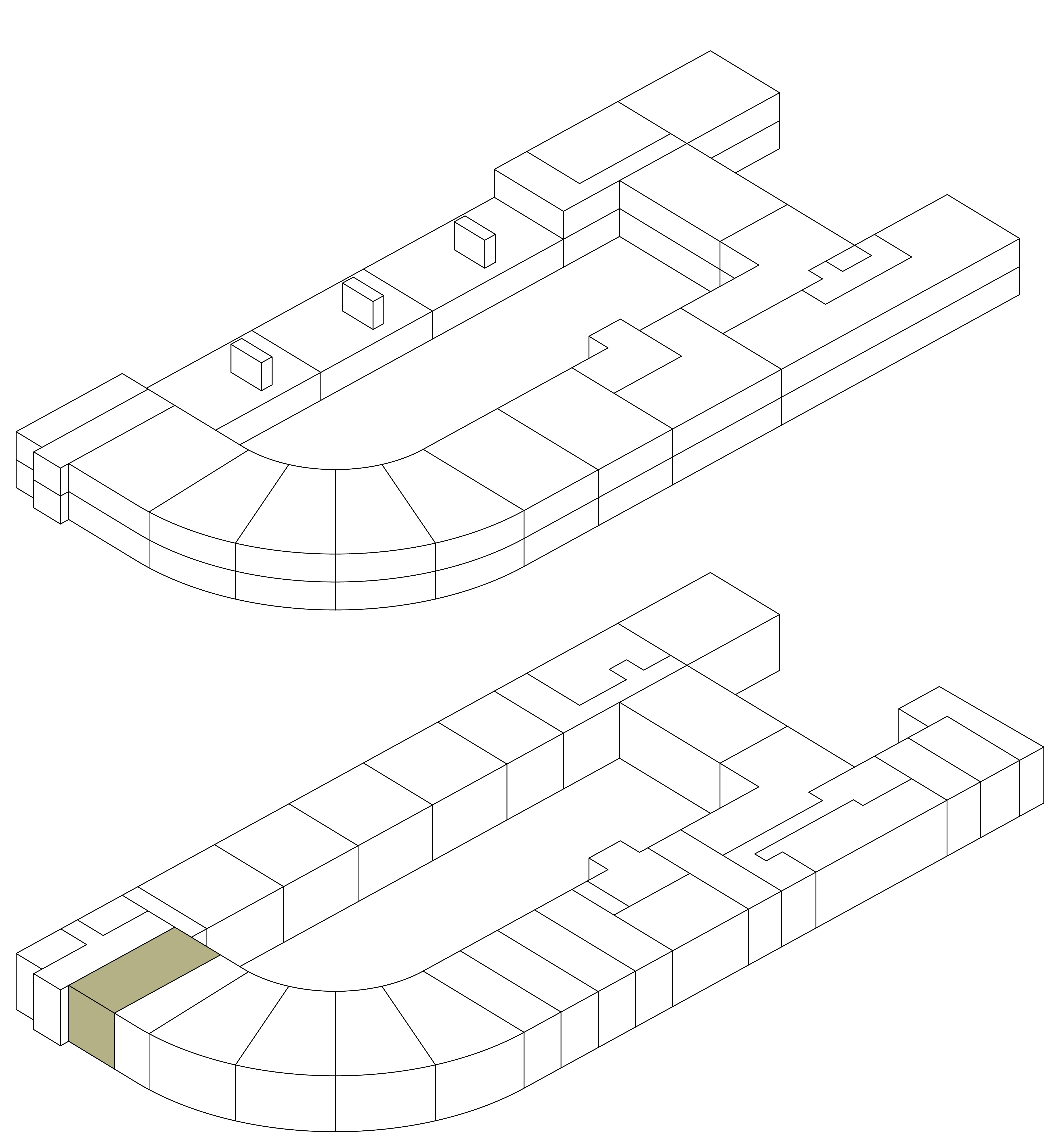Isometrie Wohnung 01