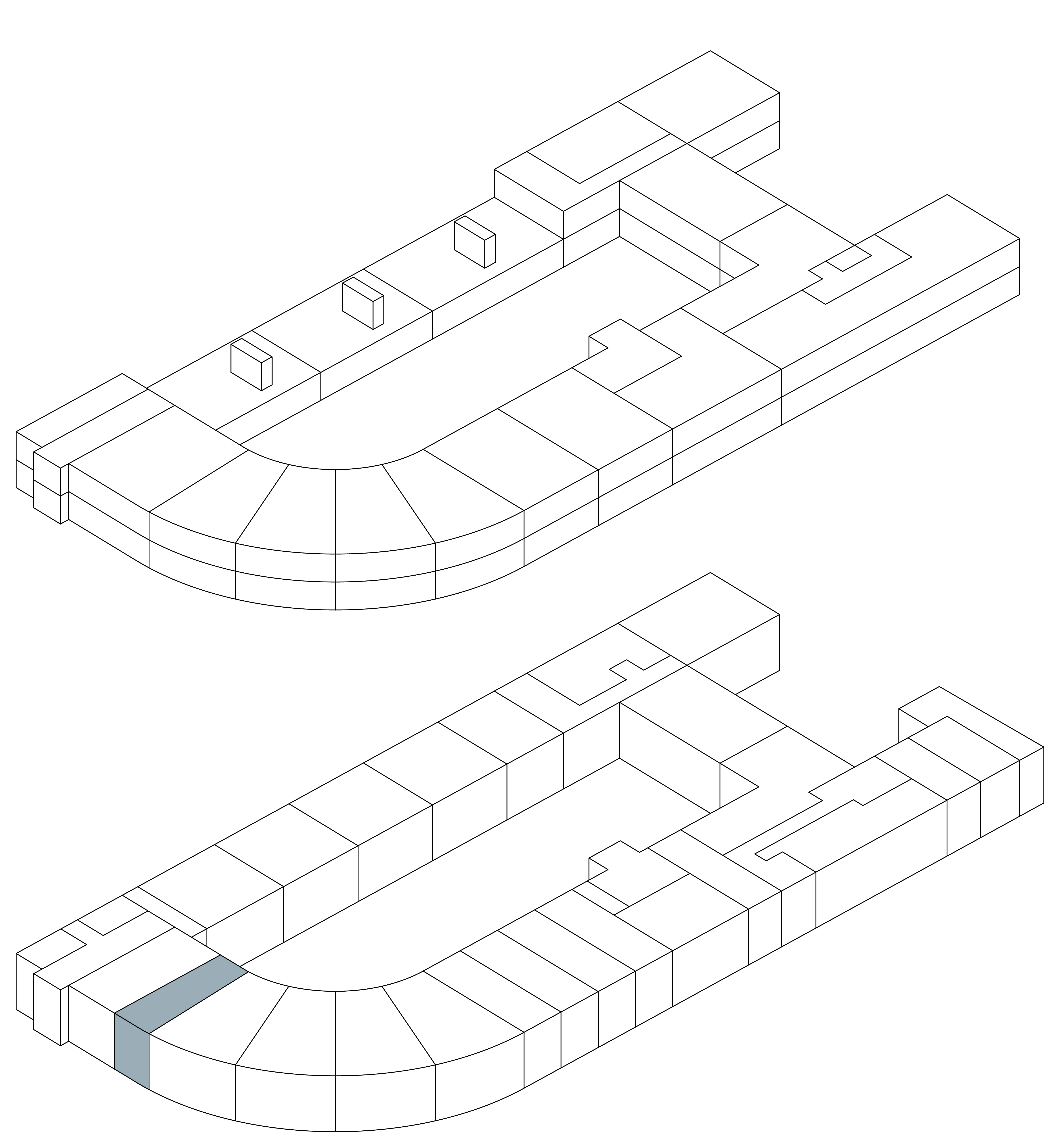 Isometrie Wohnung 02