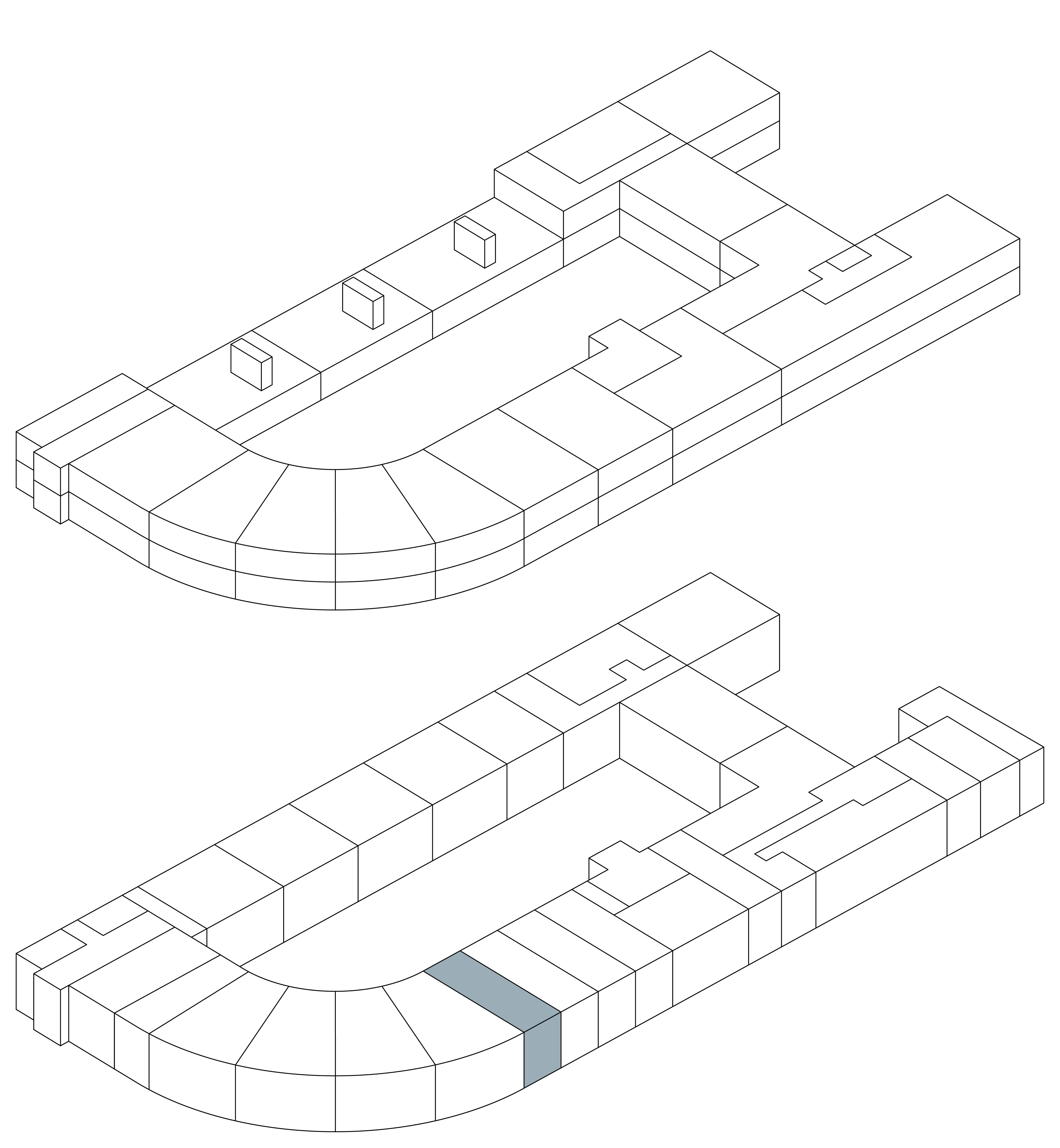 Isometrie Wohnung 07