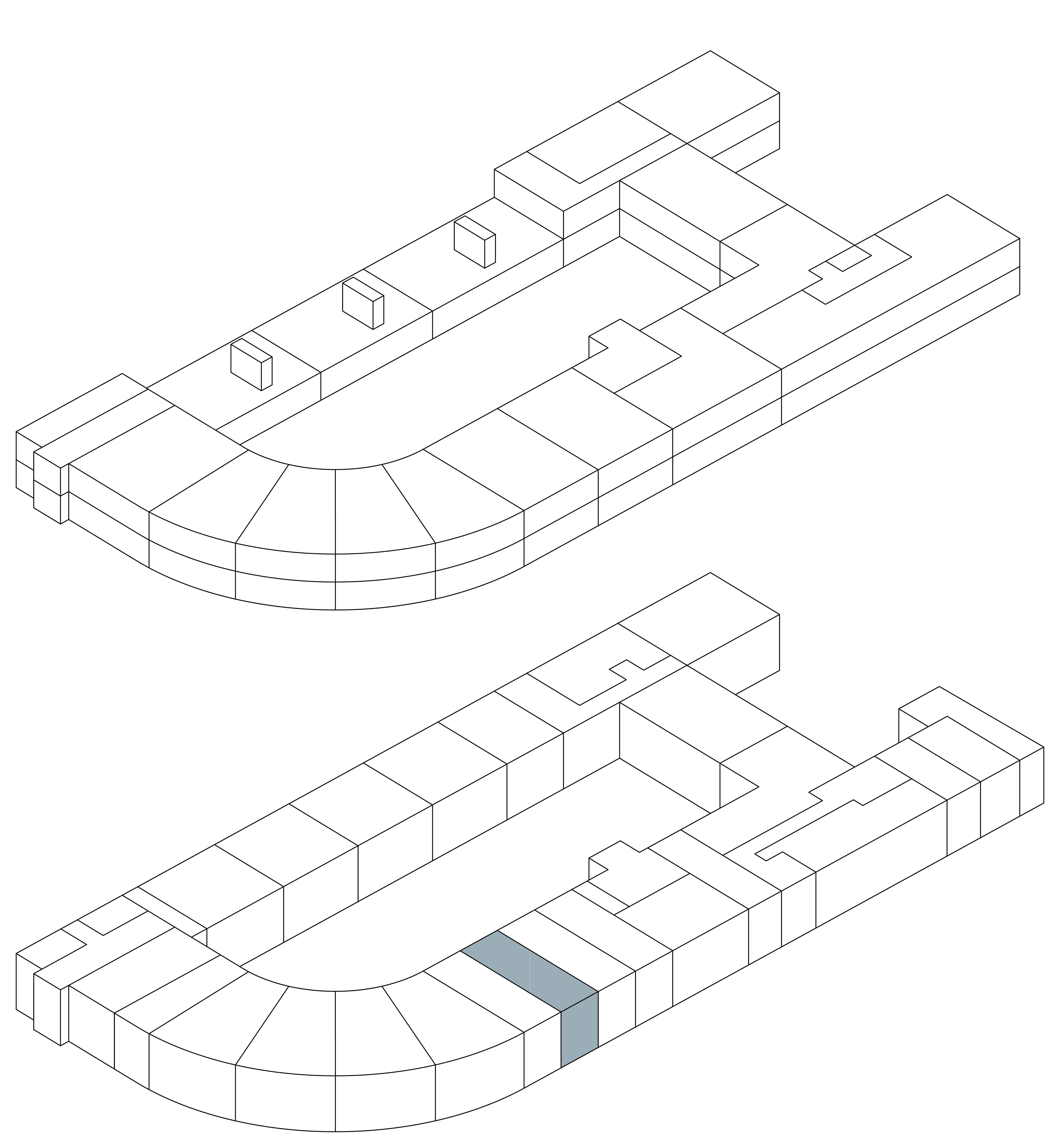 Isometrie Wohnung 08