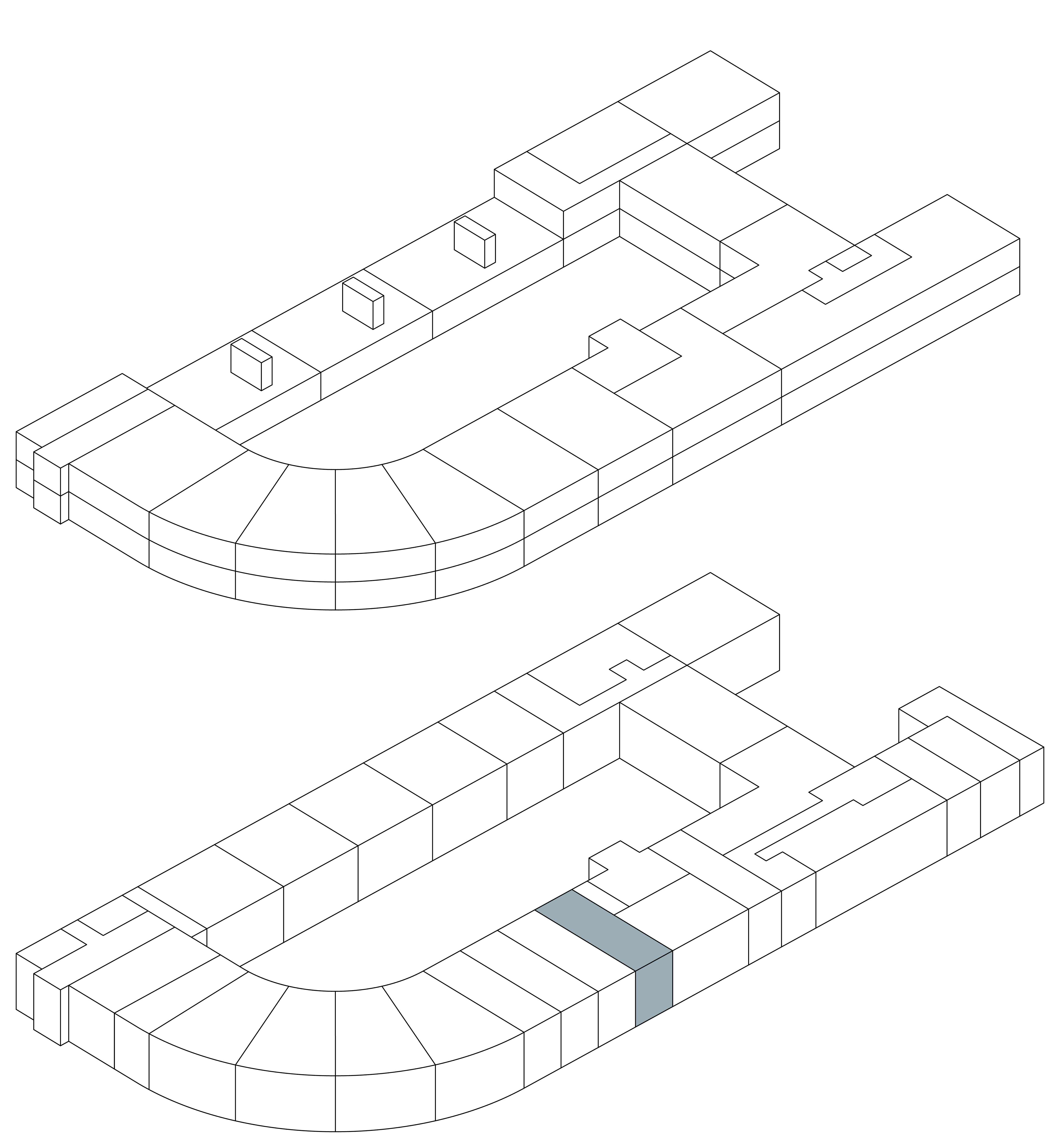 Isometrie Wohnung 10