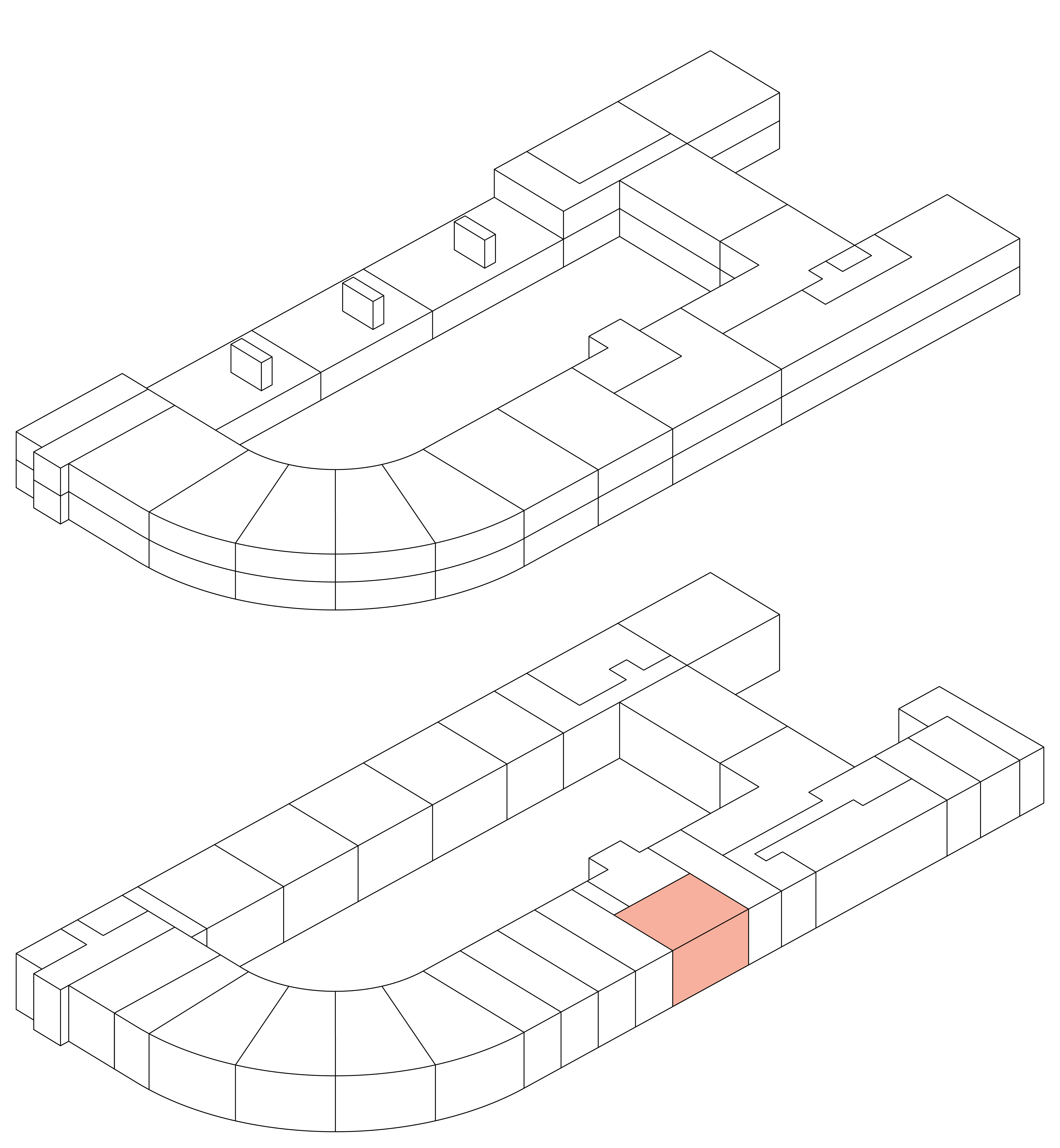 Isometrie Wohnung 11