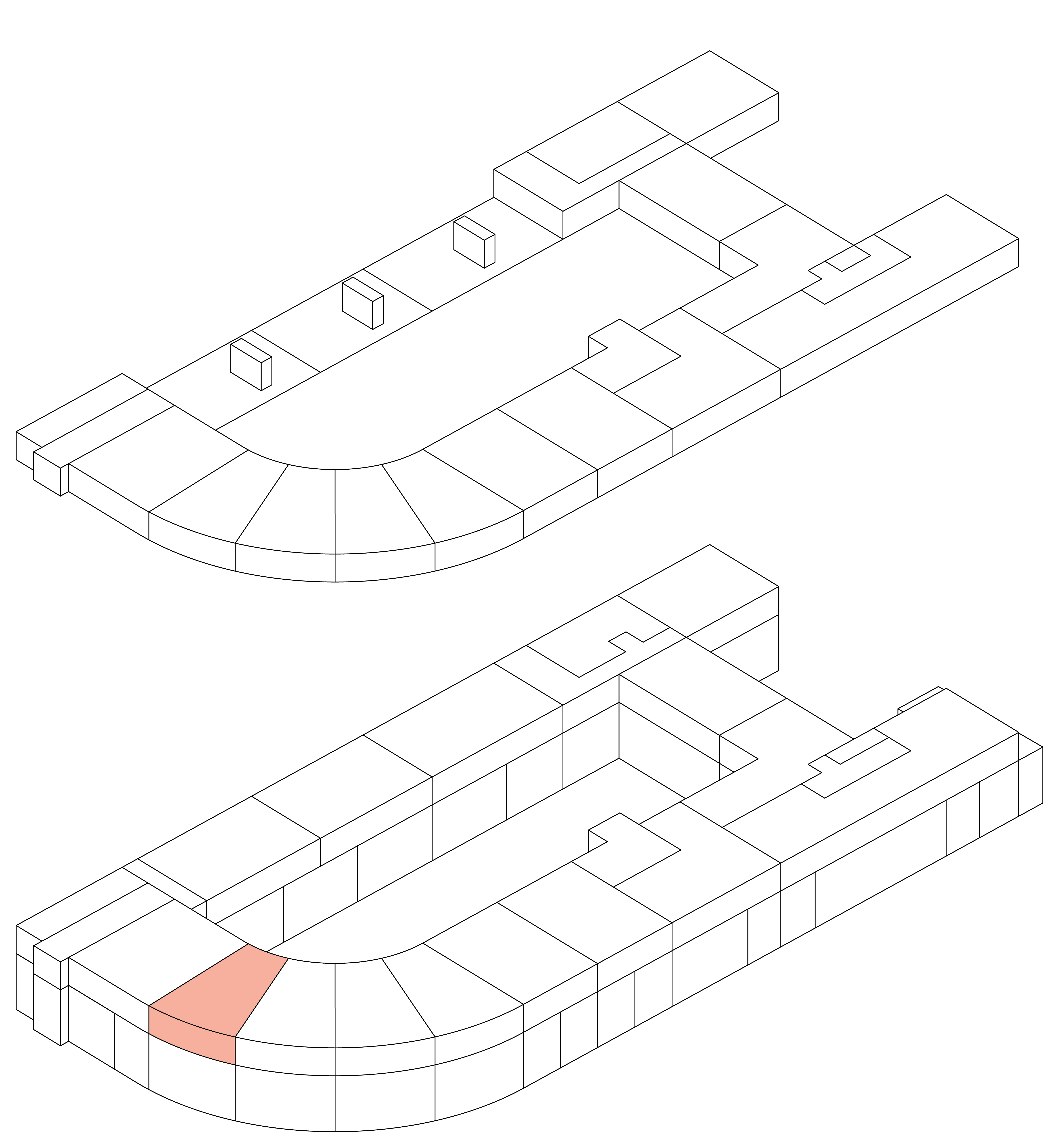 Isometrie Wohnung 15