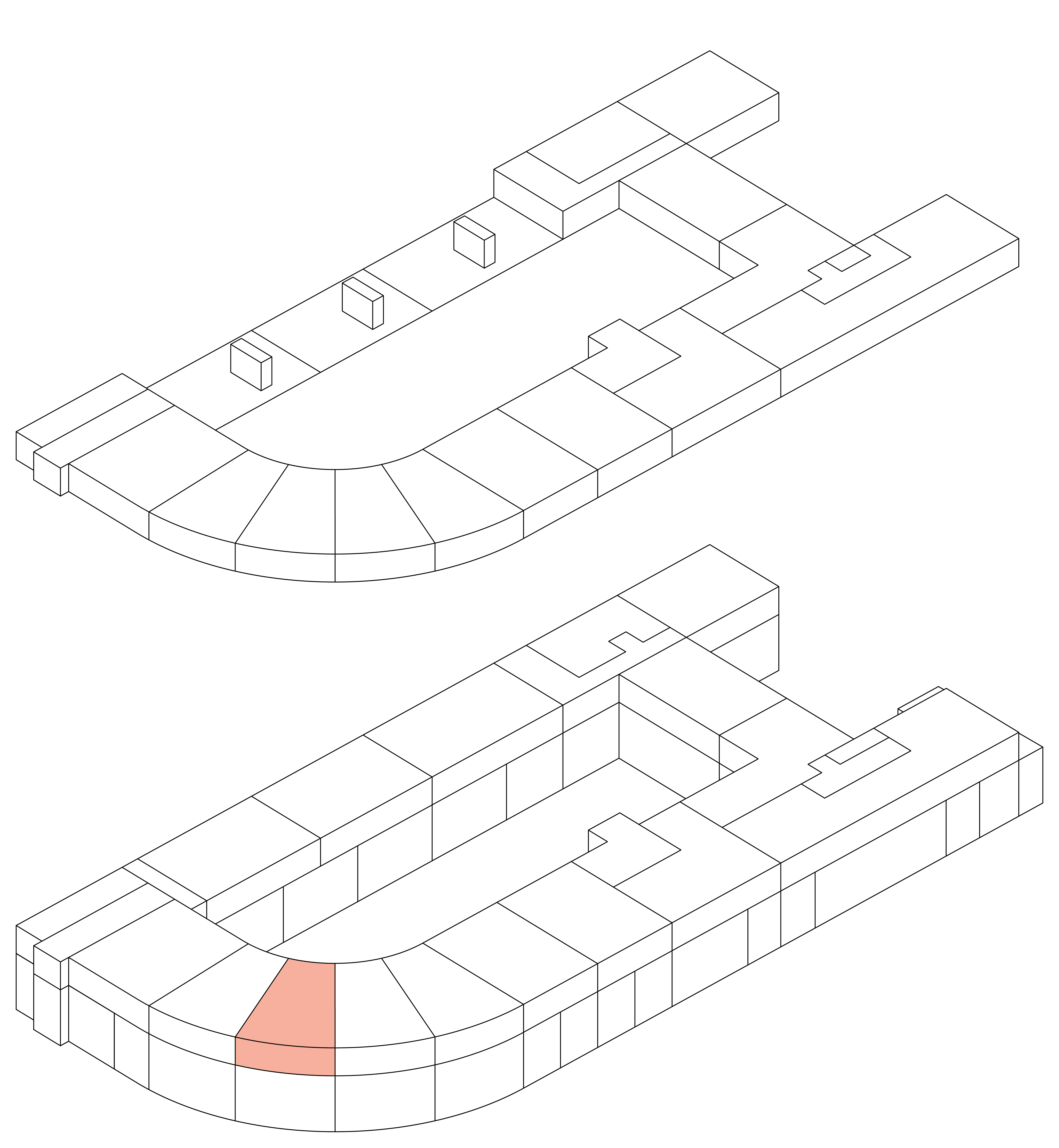 Isometrie Wohnung 16