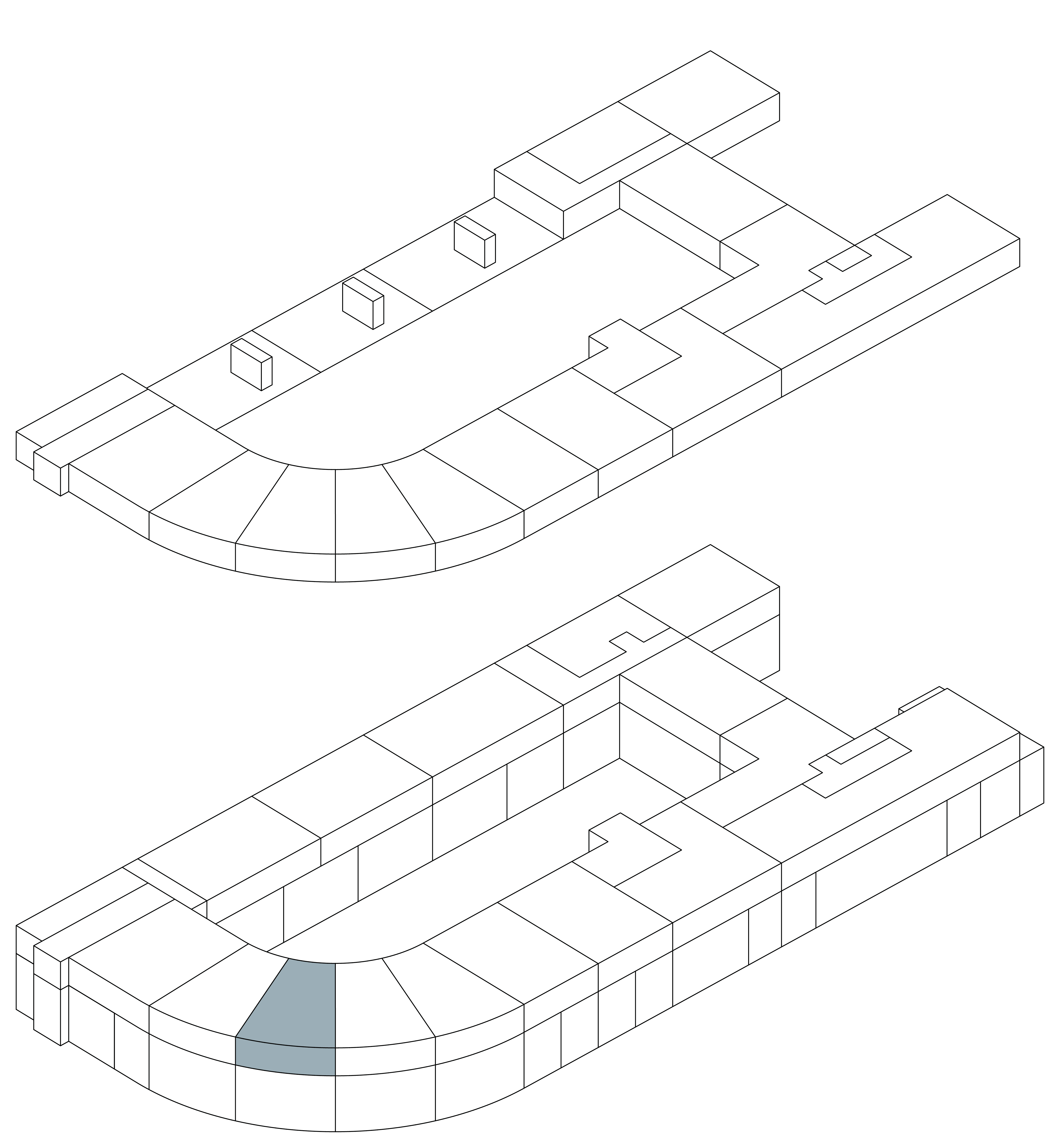 Isometrie Wohnung 16