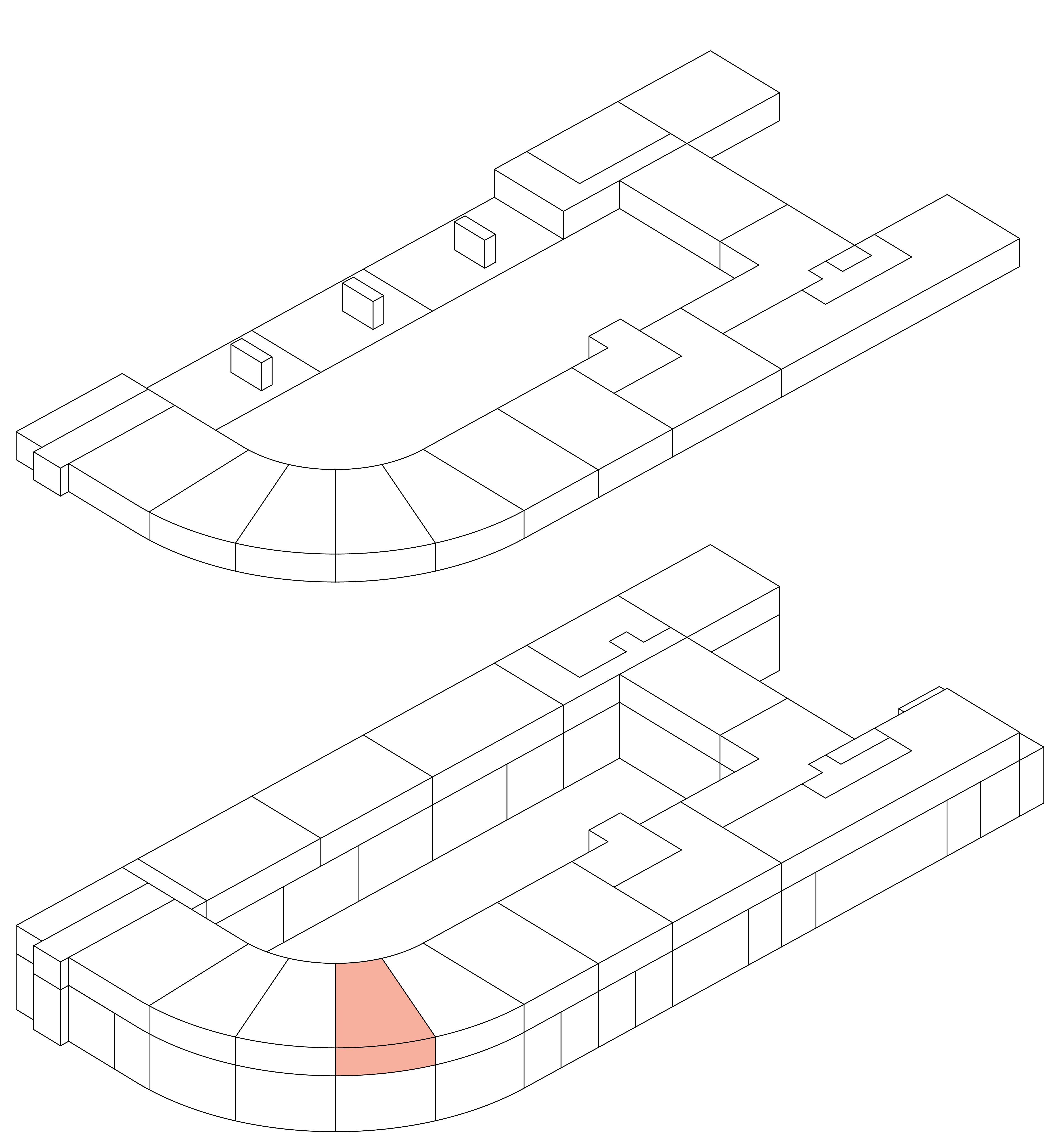 Isometrie Wohnung 17