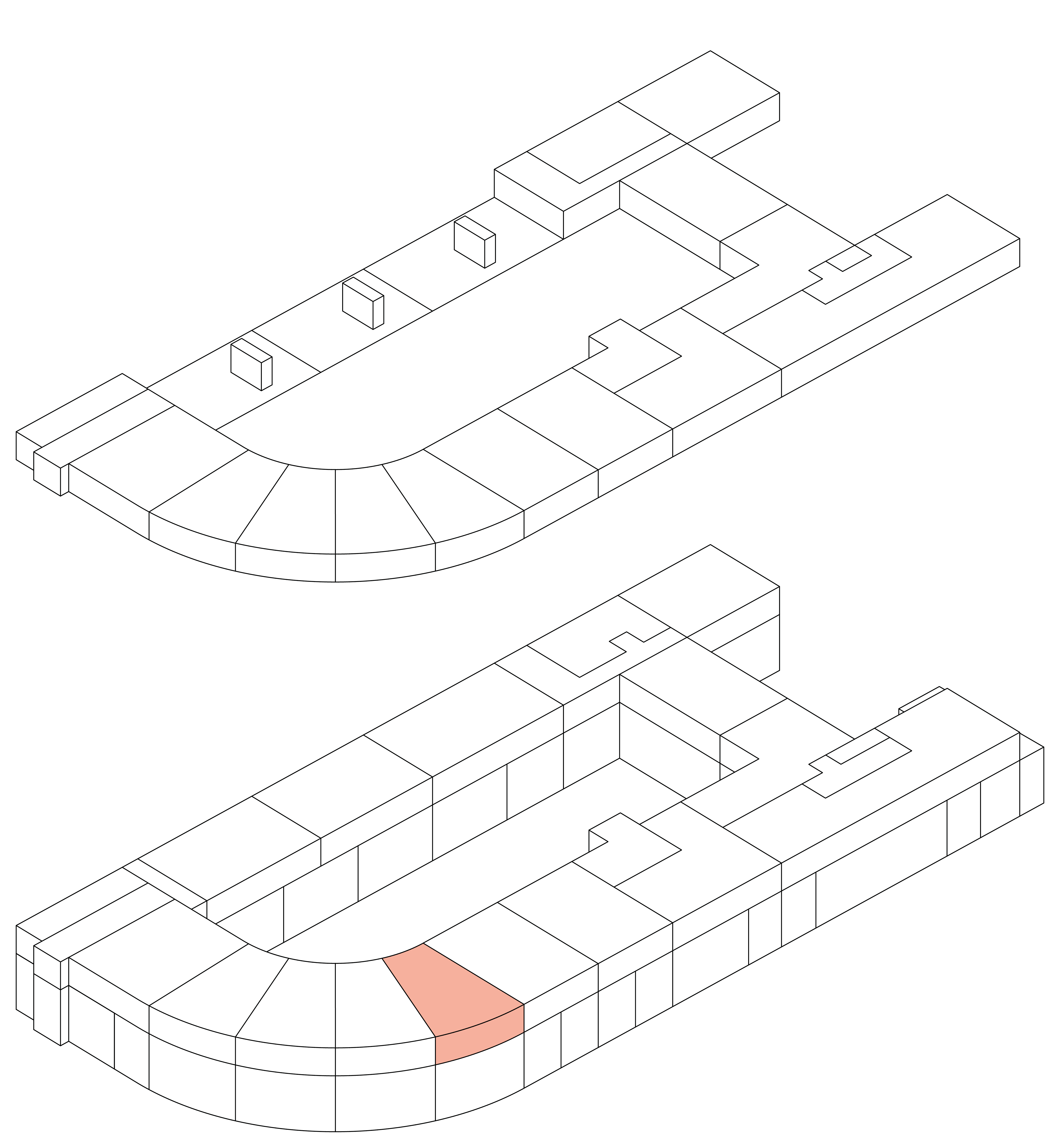Isometrie Wohnung 18