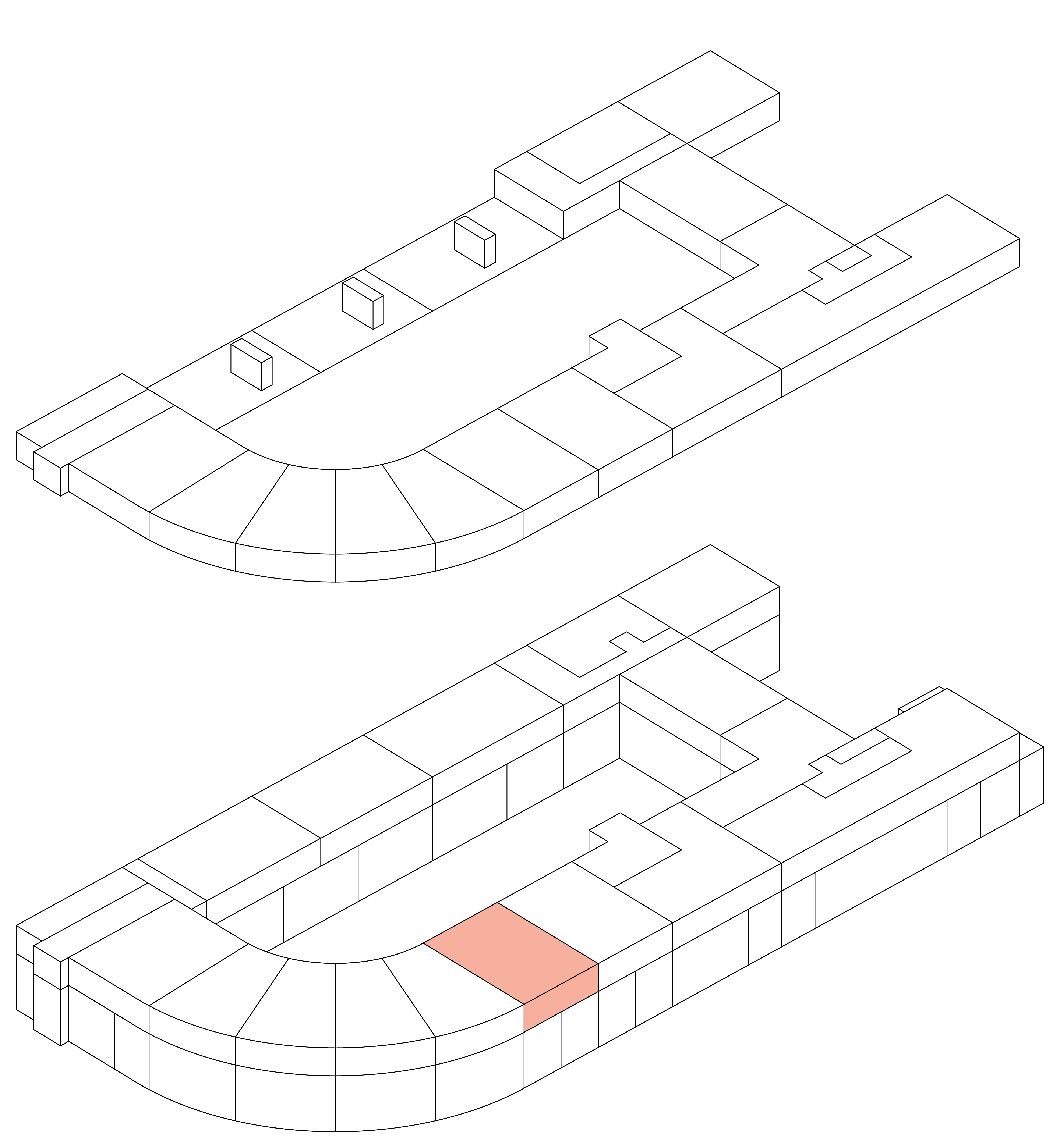 Isometrie Wohnung 19