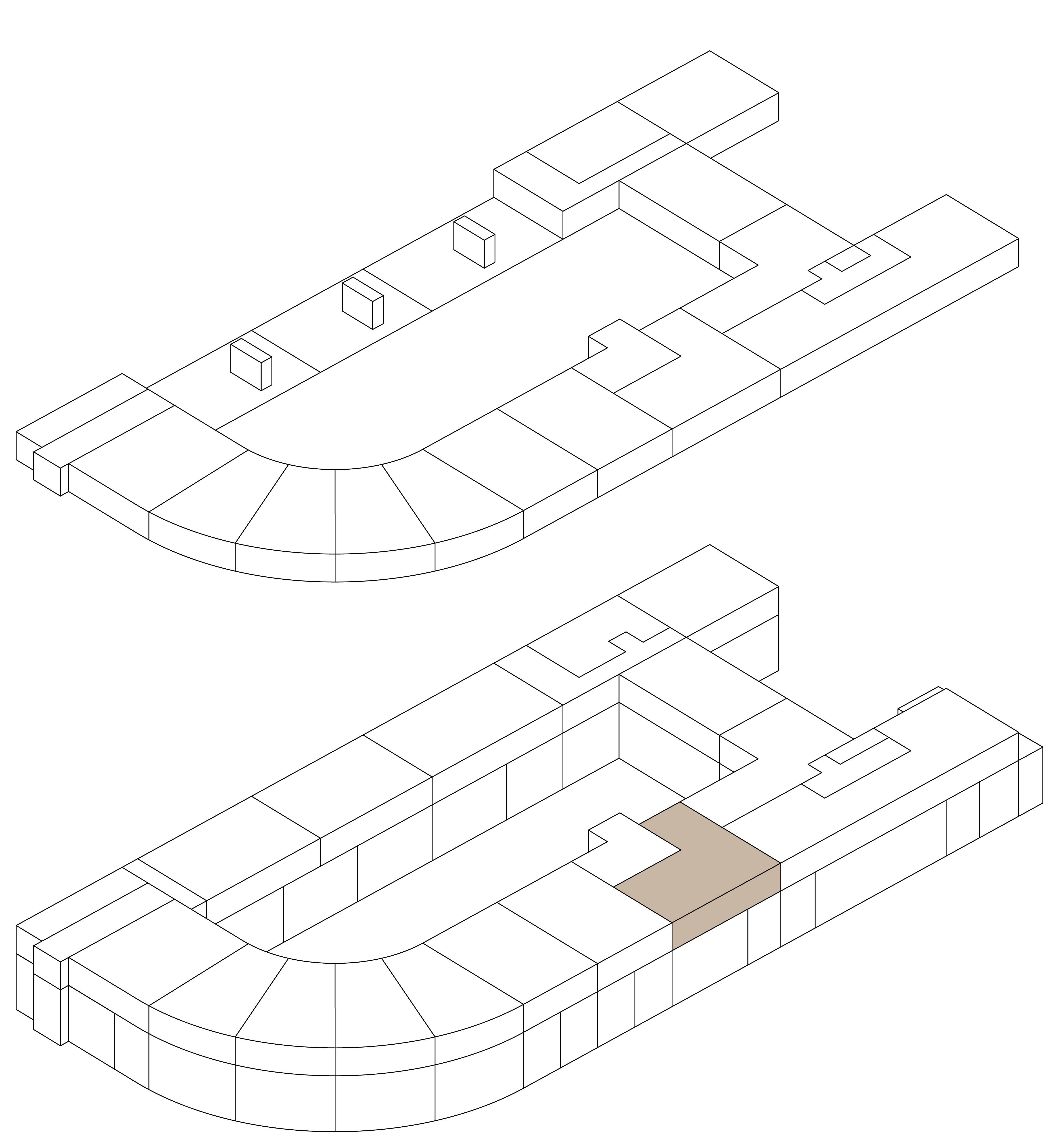 Isometrie Wohnung 21