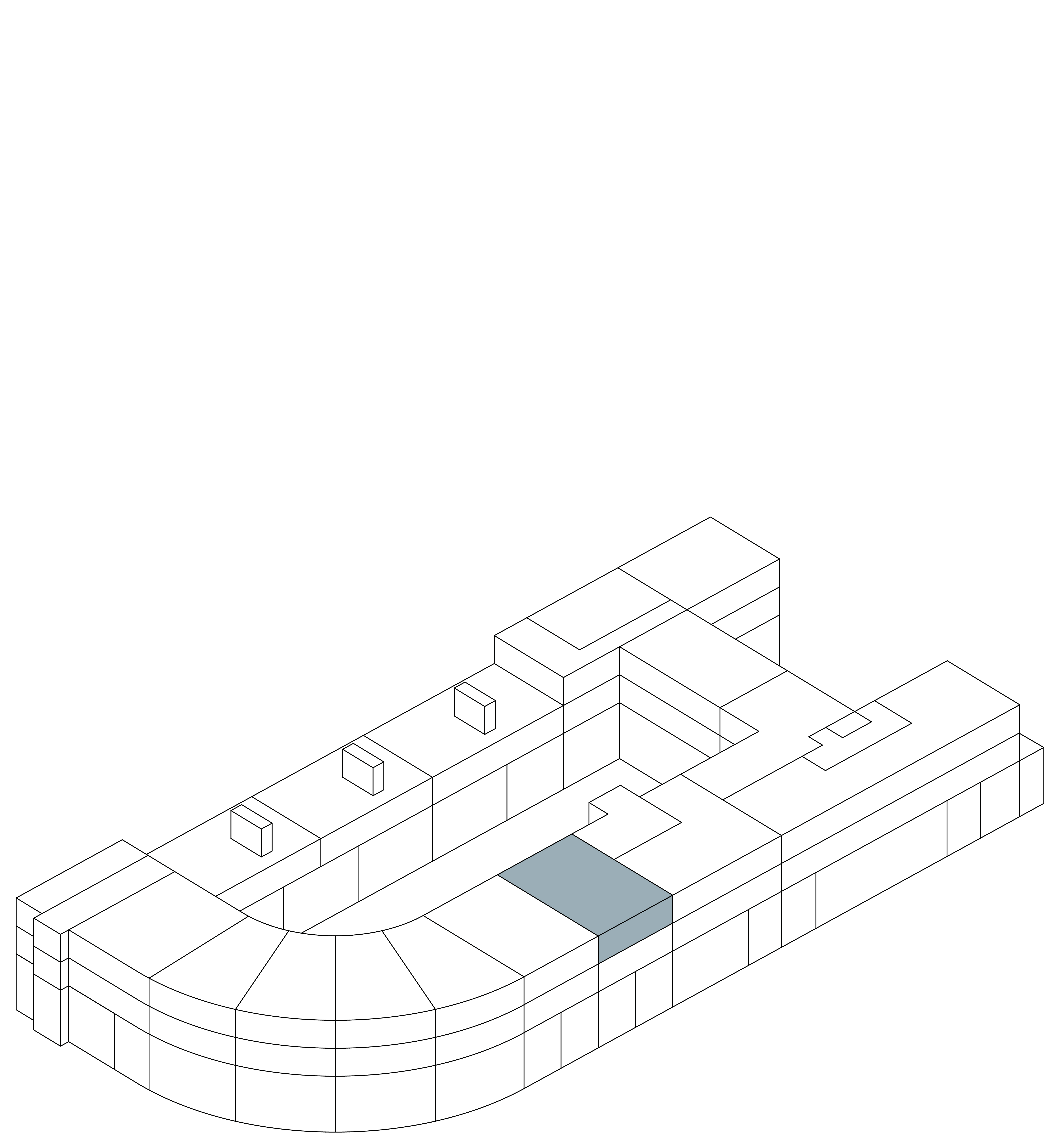 Isometrie Wohnung 30
