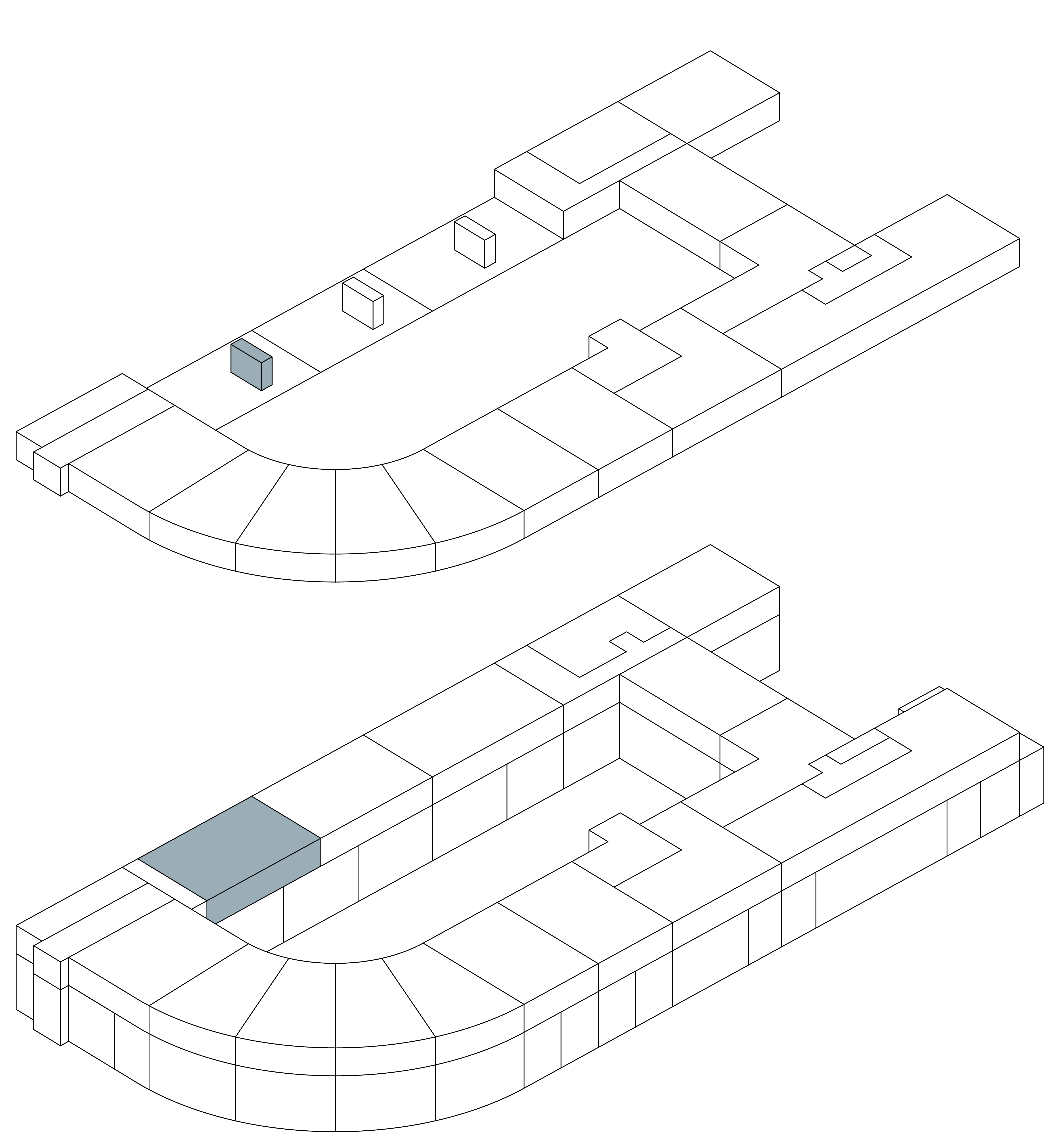 Isometrie Wohnung 37