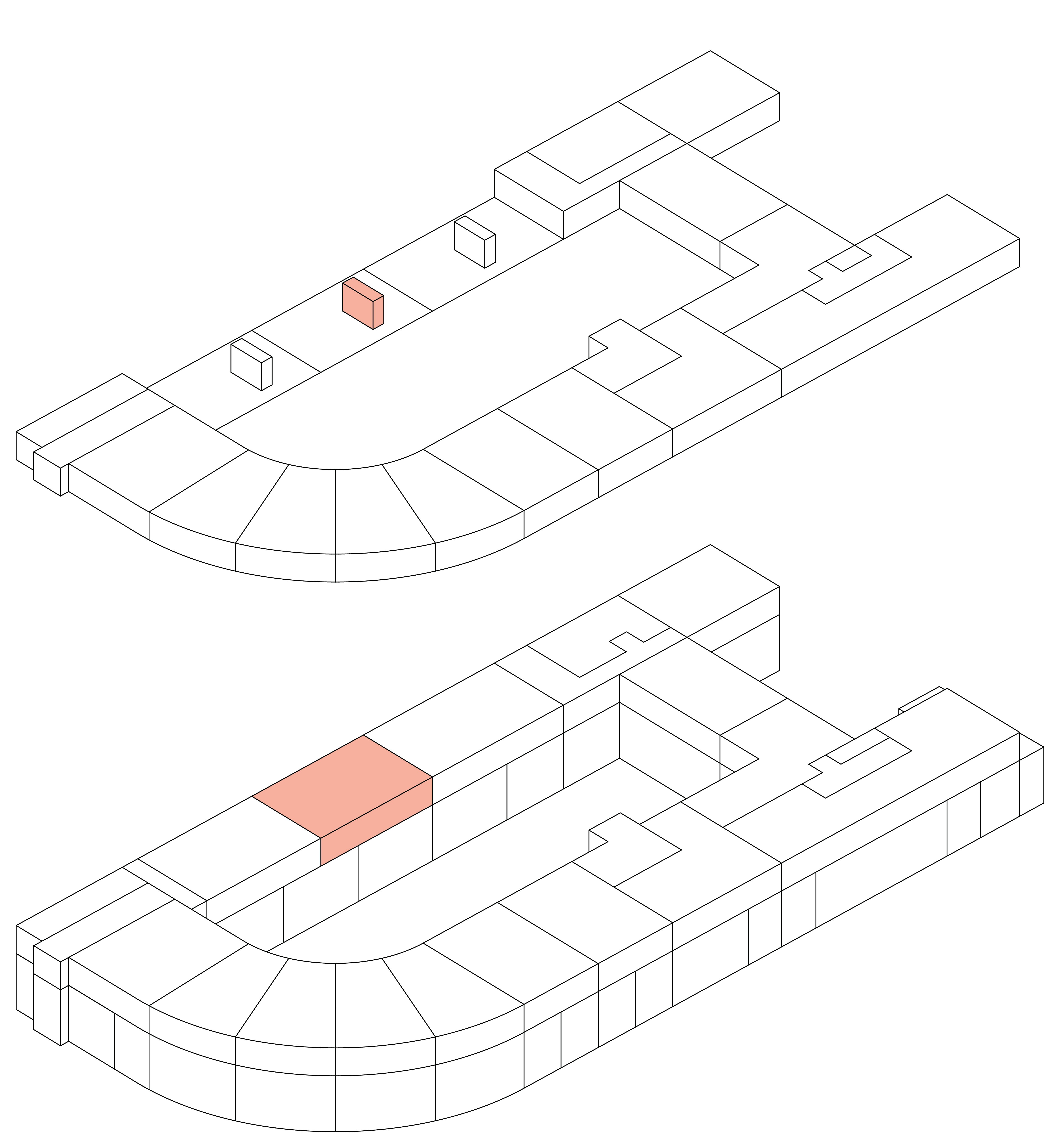Isometrie Wohnung 38
