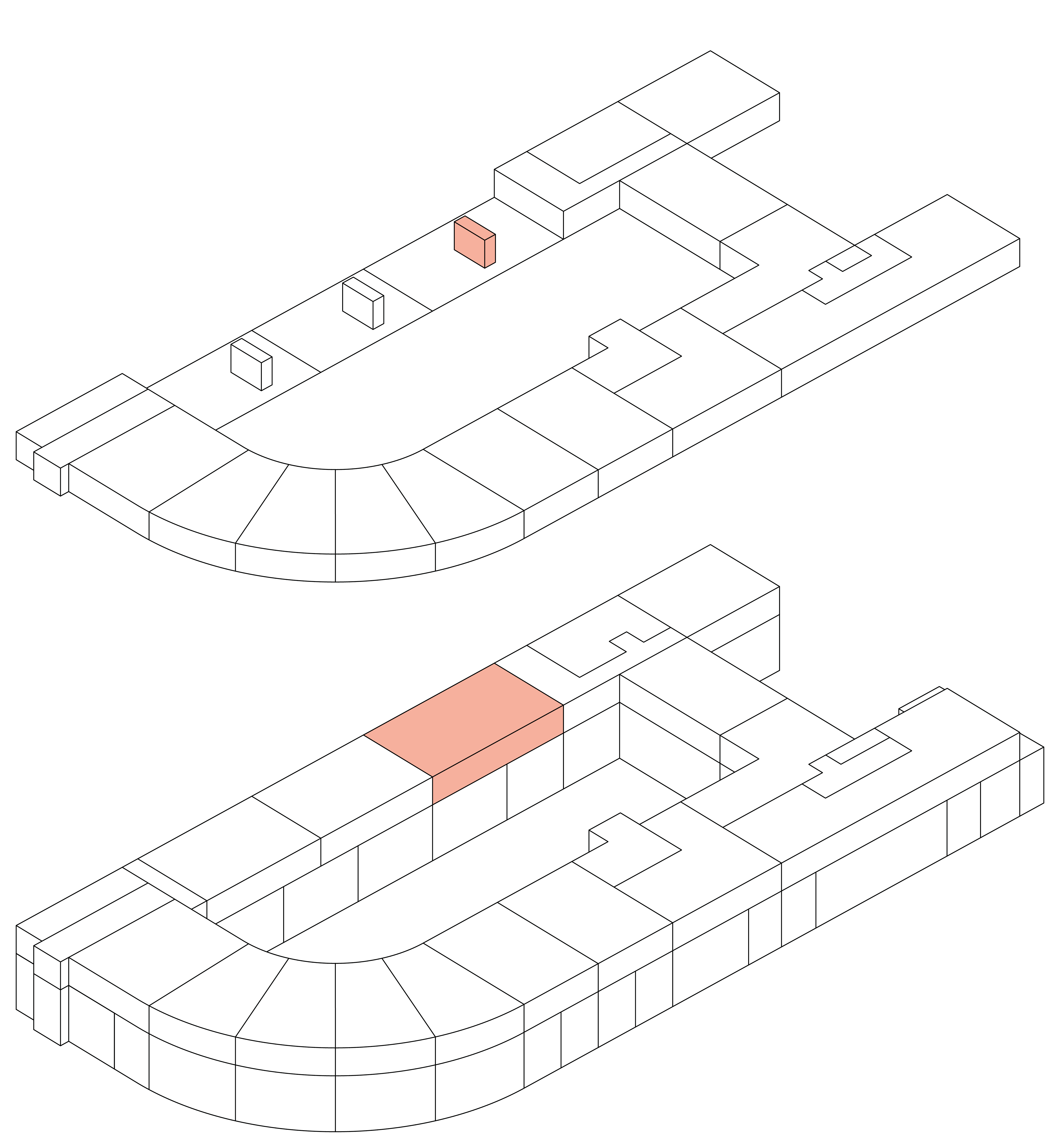 Isometrie Wohnung 39
