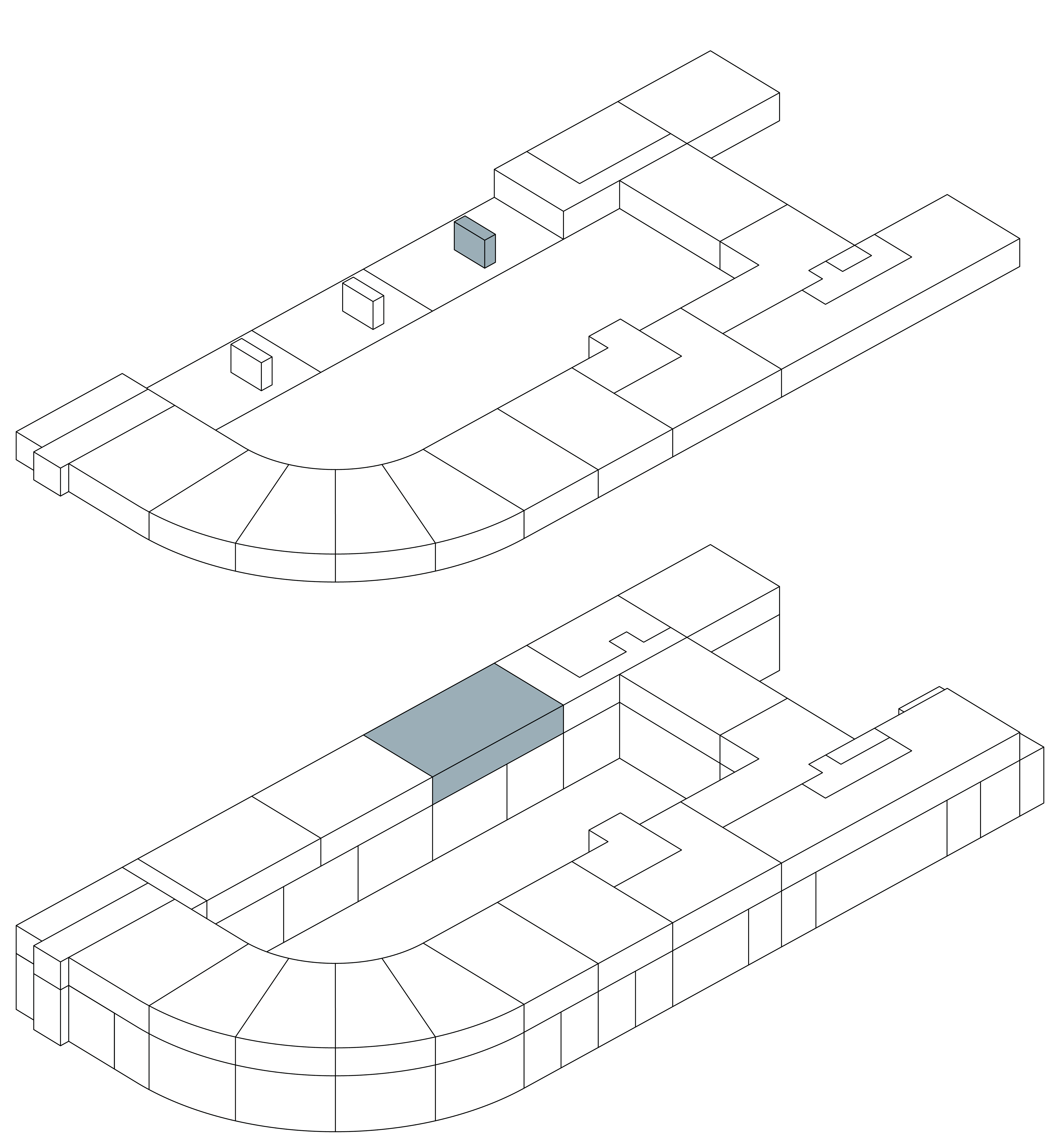 Isometrie Wohnung 39