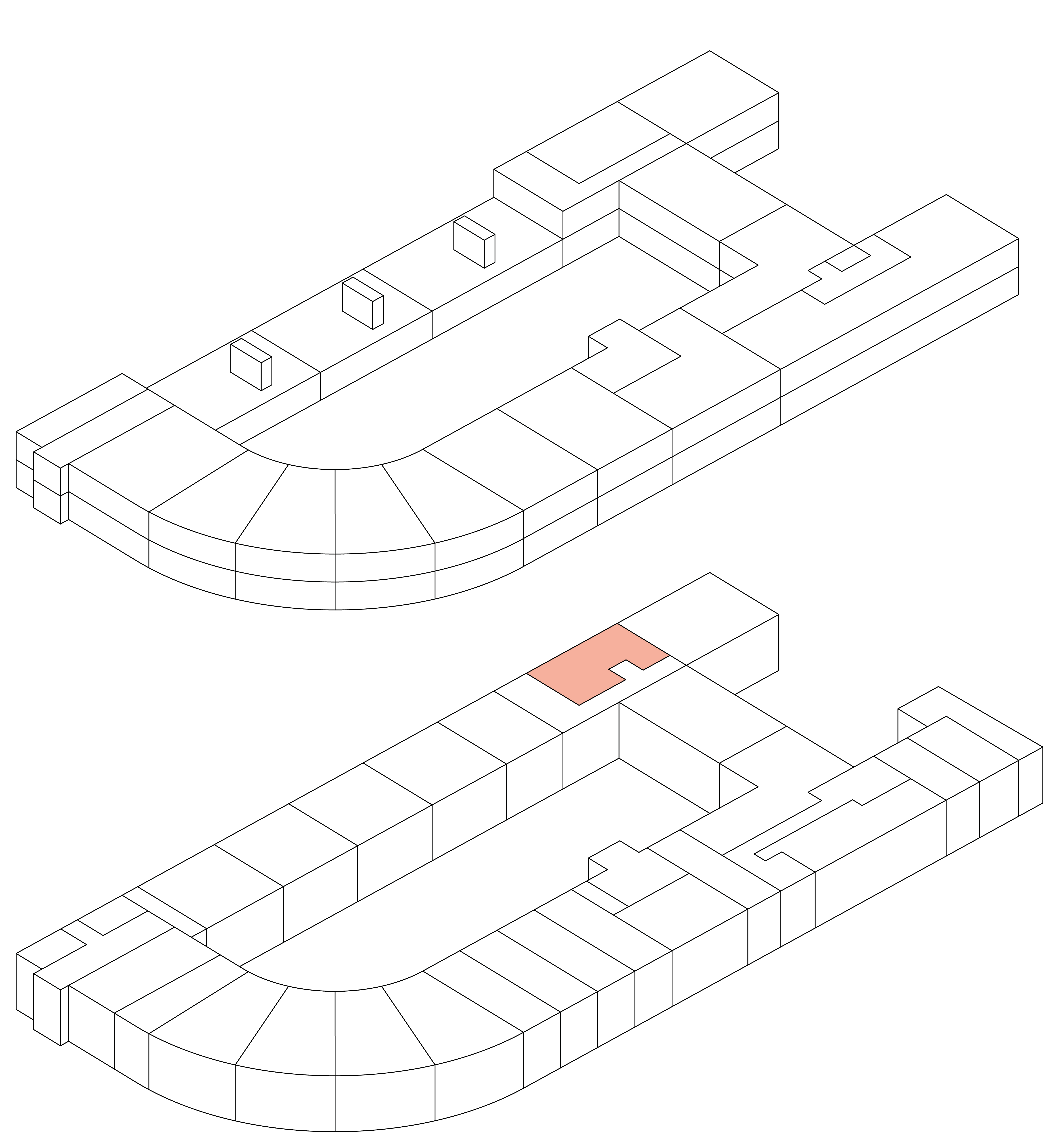 Isometrie Wohnung 40