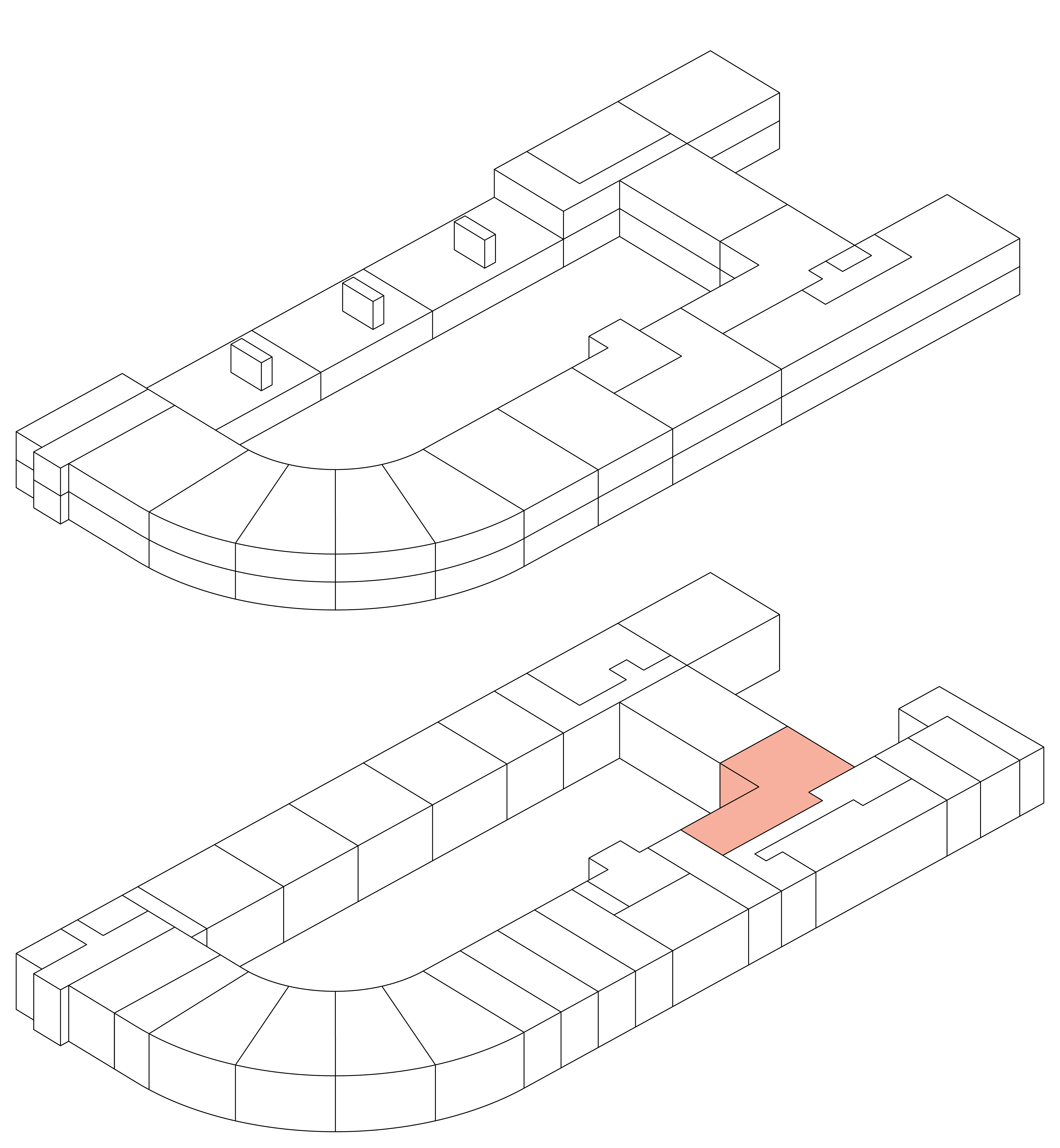 Isometrie Wohnung 42