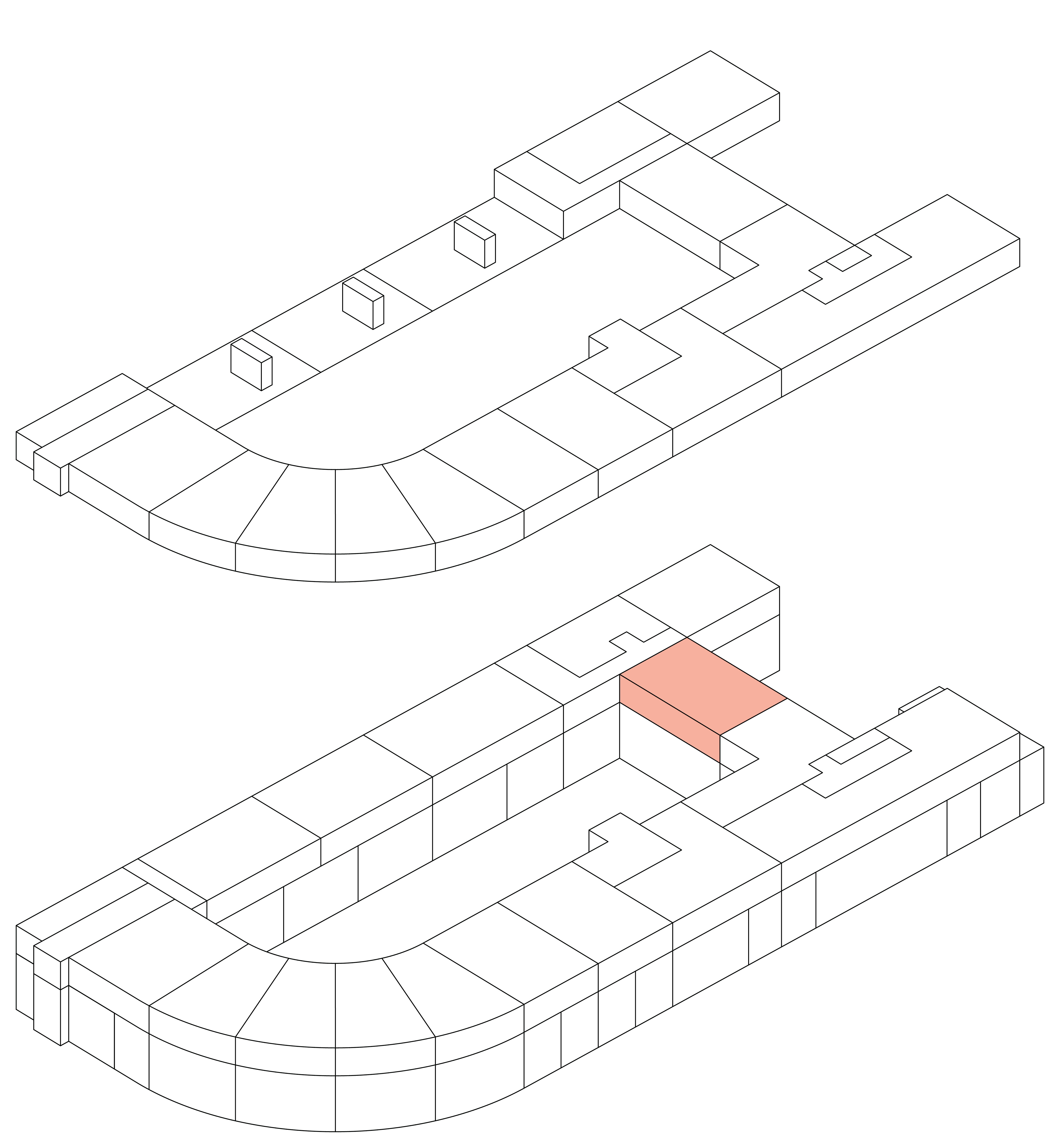Isometrie Wohnung 44