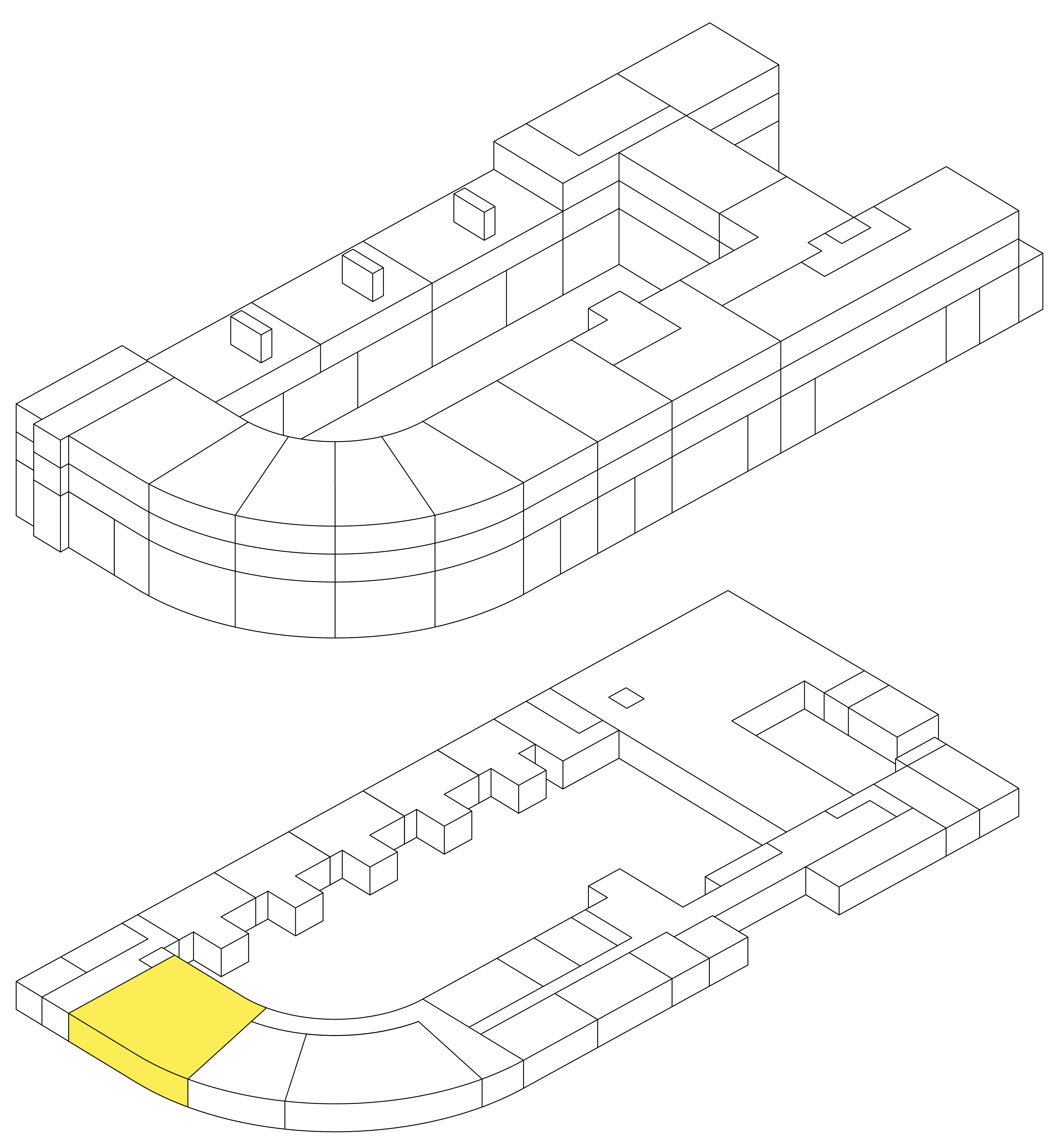 Isometrie Wohnung A