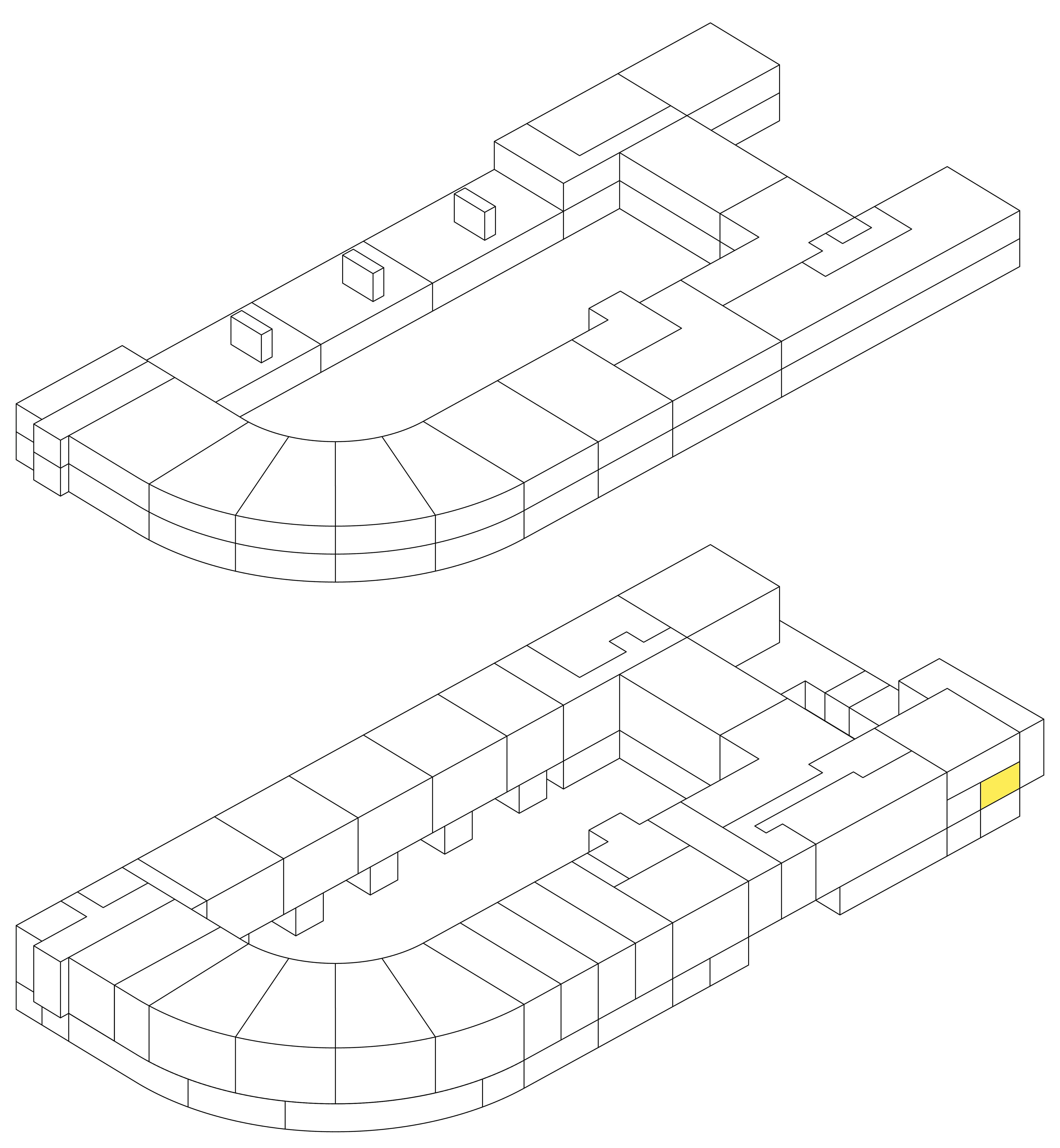 Isometrie Wohnung G
