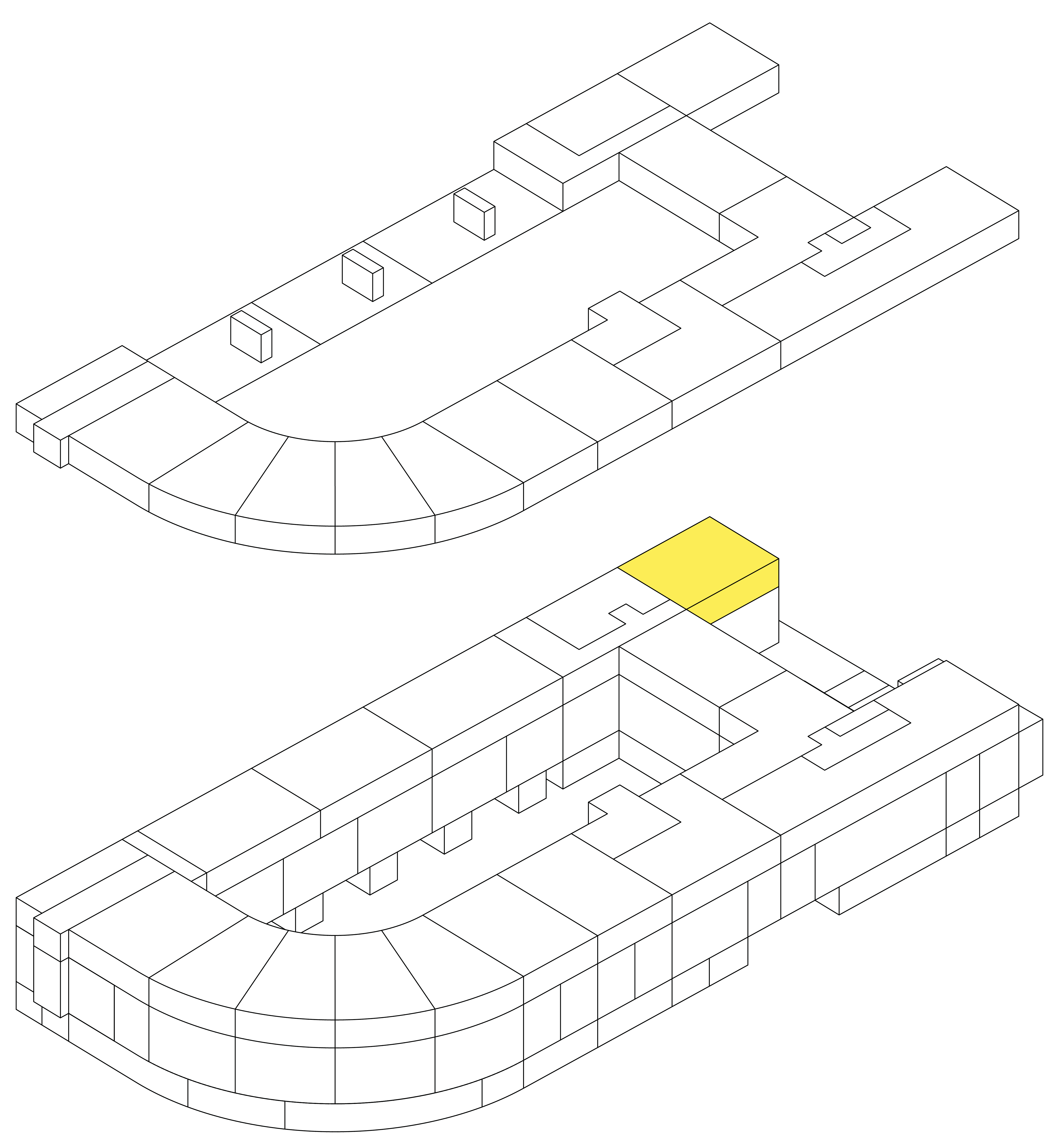 Isometrie Wohnung K