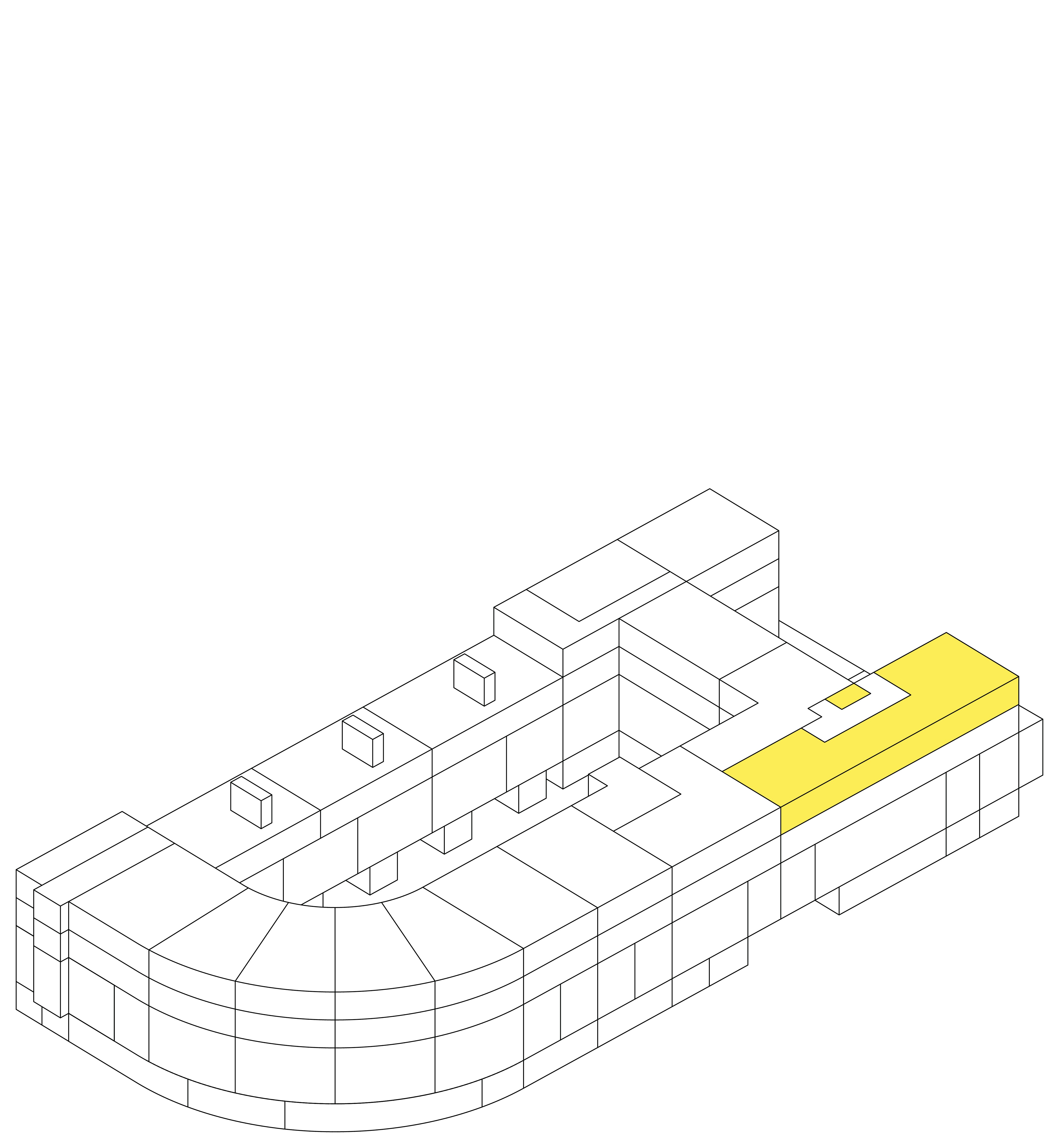Isometrie Wohnung L